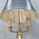Lampe bouillotte bronze doré style Empire