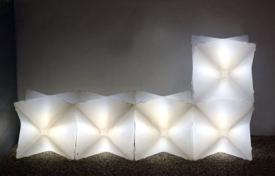Tom Dixon rare modular lamps 'Octo' , 1990
