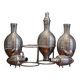 Carafe Art Déco en argent massif Calegaro italien