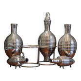Carafe Art Déco en argent massif Calegaro italien