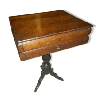 Lectern with walnut drawer and drawer