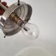 Suspension globe en verre opalin