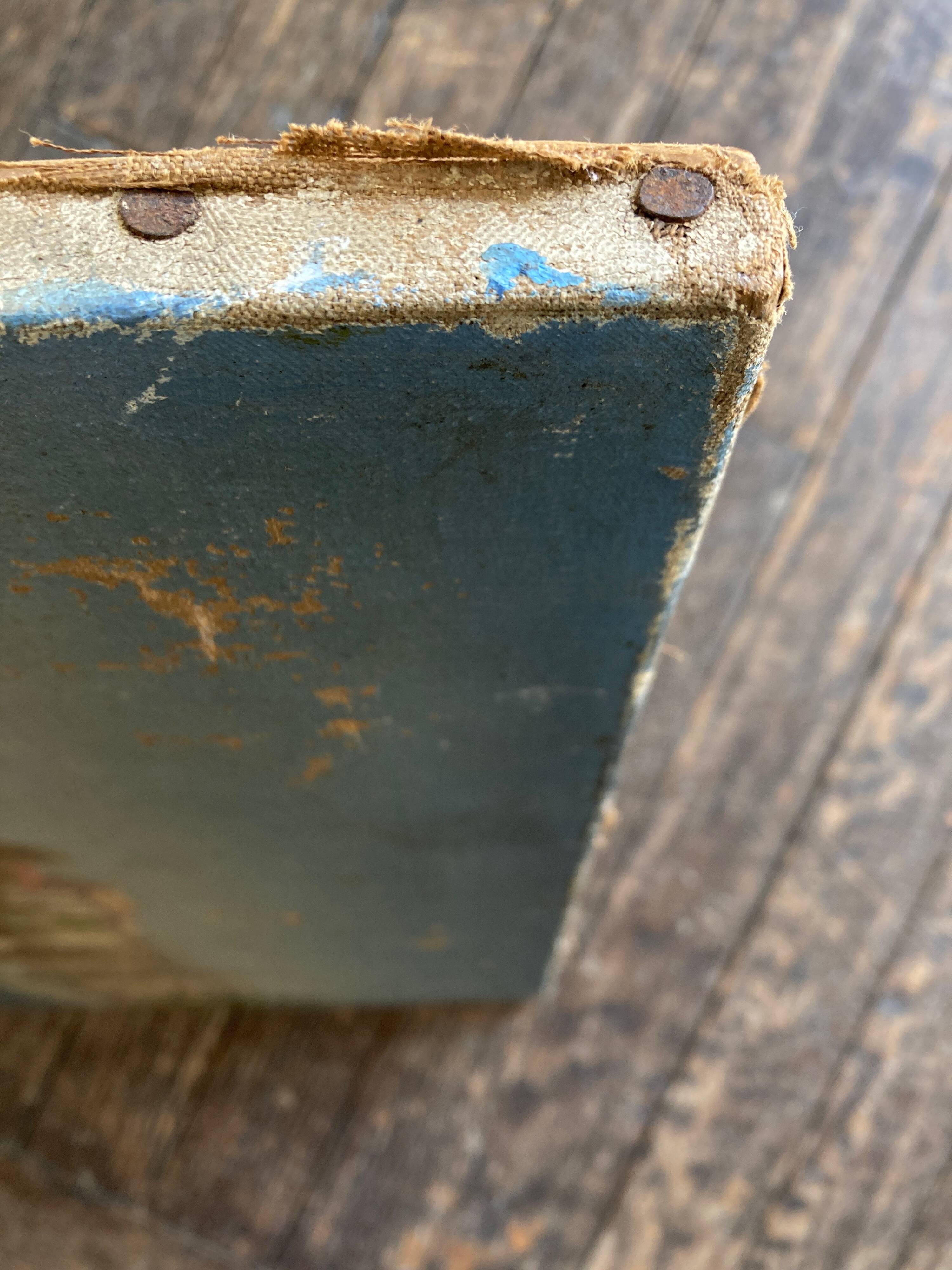 French Riviera beach scene oil on canvas 1950