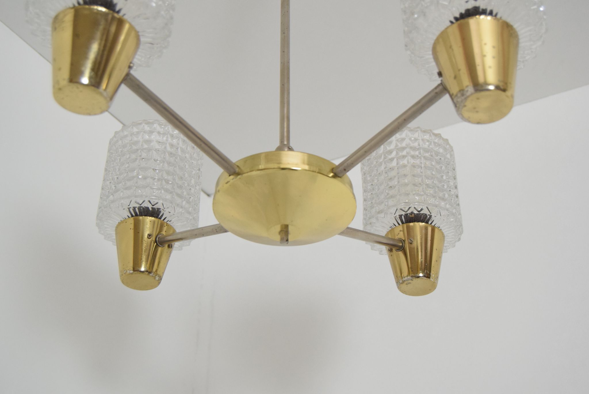 Mid-century Chandelier By Kamenicky  Senov,1960‘s.