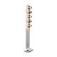 Space age rotating column with 5 lights