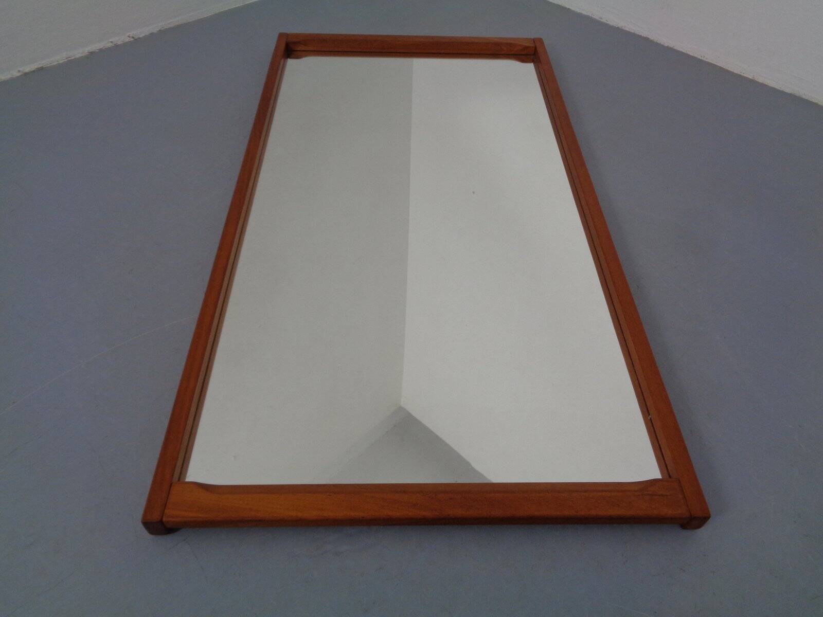Danish No 196 Mirror in Teak by Aksel Kjersgaard, 1960s