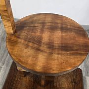 Art Deco Floor Lamp in Wood