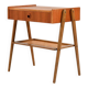 1950s Scandinavian teak bedside table
