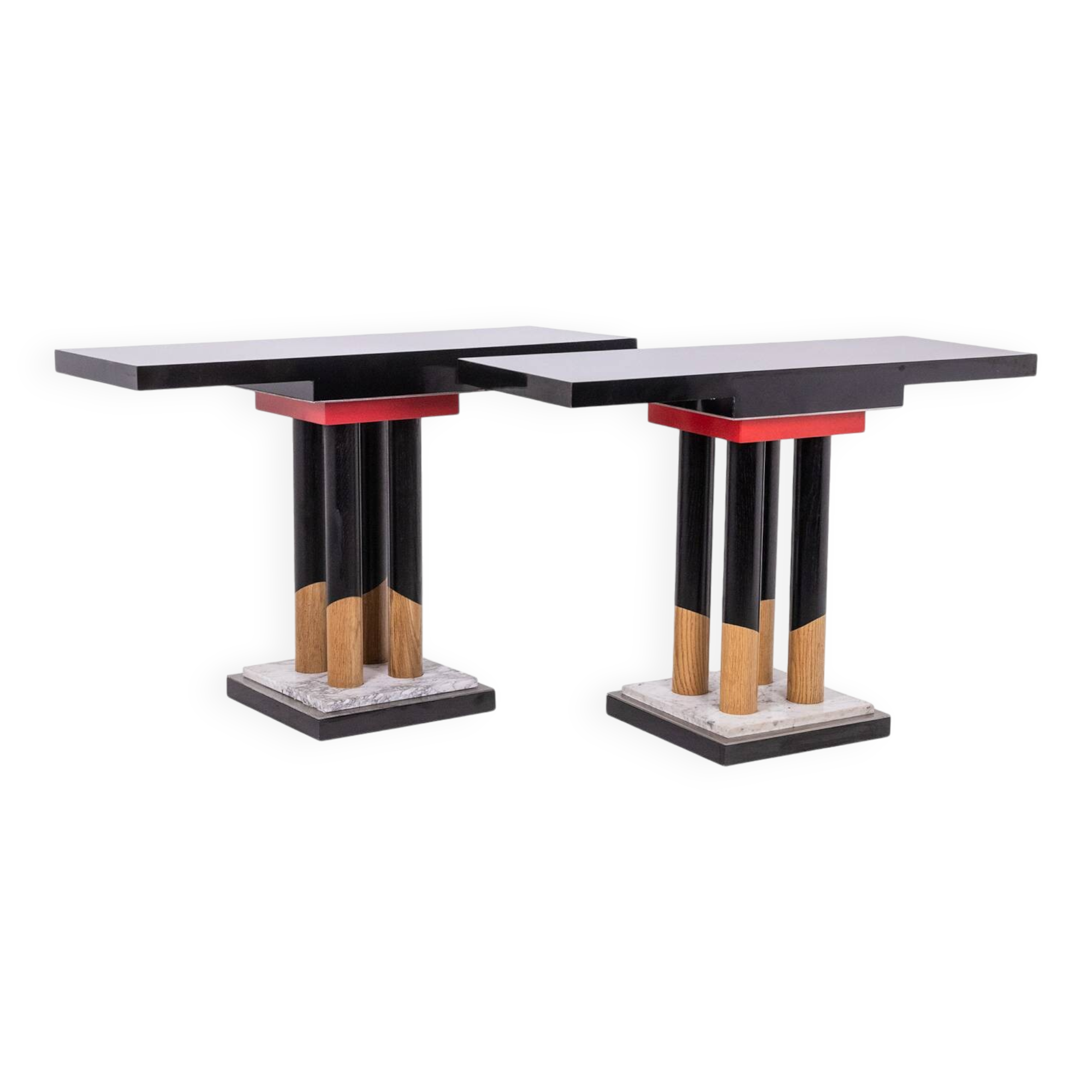 Pair of consoles. 1990s.