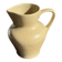 Small beige stoneware jug H14 L15