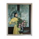 Woman with a parasol painting