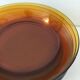 7 deep plates Duralex amber glass