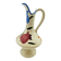 Vintage ceramic pitcher with floral decoration - 637023