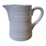 Old white pitcher - Boch la louvière