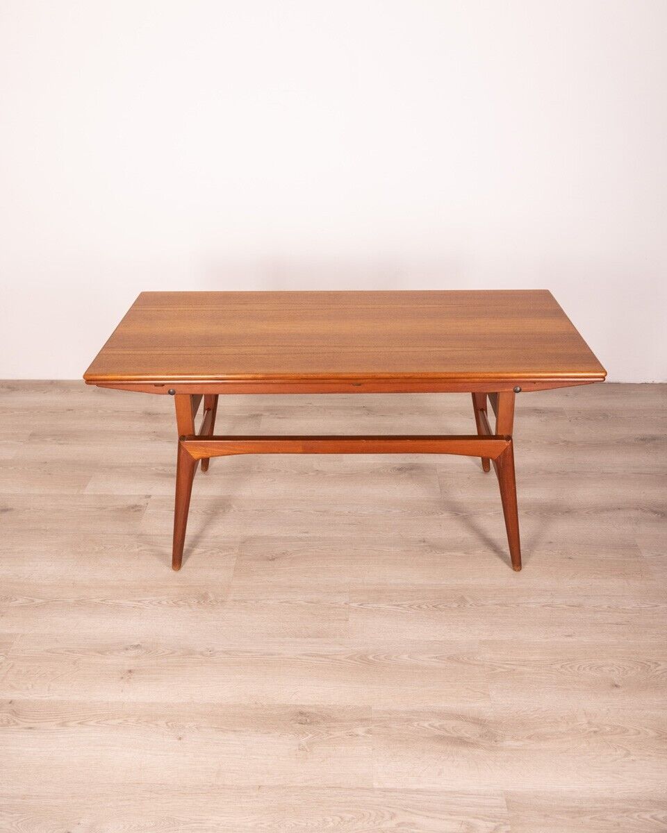 1960s Vintage Copenhagen Coffee Table in Teak Wood Danish Design