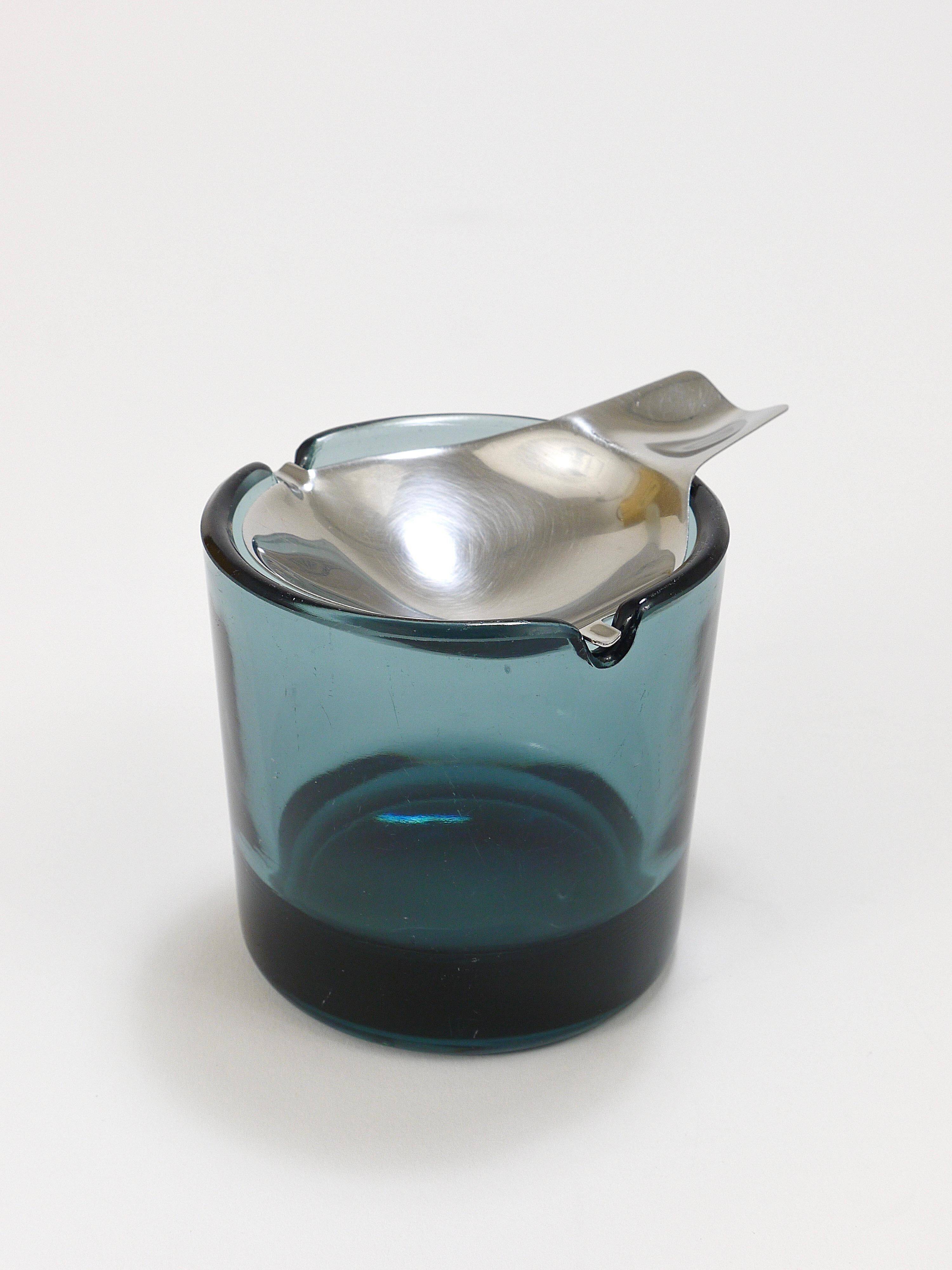 Bauhaus Ashtray Tourmaline by Wilhelm Wagenfeld for WMF Germany, 1960s