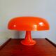 Lampe Nesso, fibre de verre orange, Giancarlo Mattioli, Artemide,1960