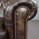 Chesterfield sofa in cowhide leather 2 places