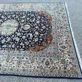 Persian carpet nain wool and silk circa 1960