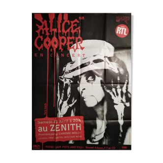 Alice Cooper vintage concert poster 120x160 cm