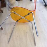 Polycarbonate chair and chrome legs