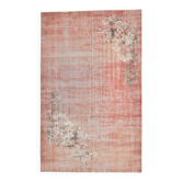 Tapis vintage à motifs floraux rouge pâle et beige 178x280 cm SK 240828