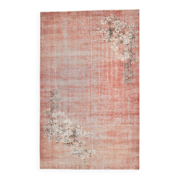 Pale Red & Beige Floral Vintage Rug  178x280Cm SK 240828