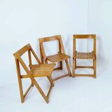 Set of 3  folding chairs