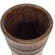 Vintage umbrella stand holder oak basket storage design 60's minimalist