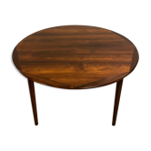 Table à manger ronde danoise palissandre des années 1960