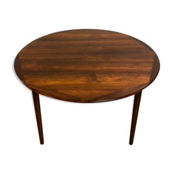 Danish round palisander dining table 1960s