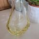 Citrine yellow crystal vase