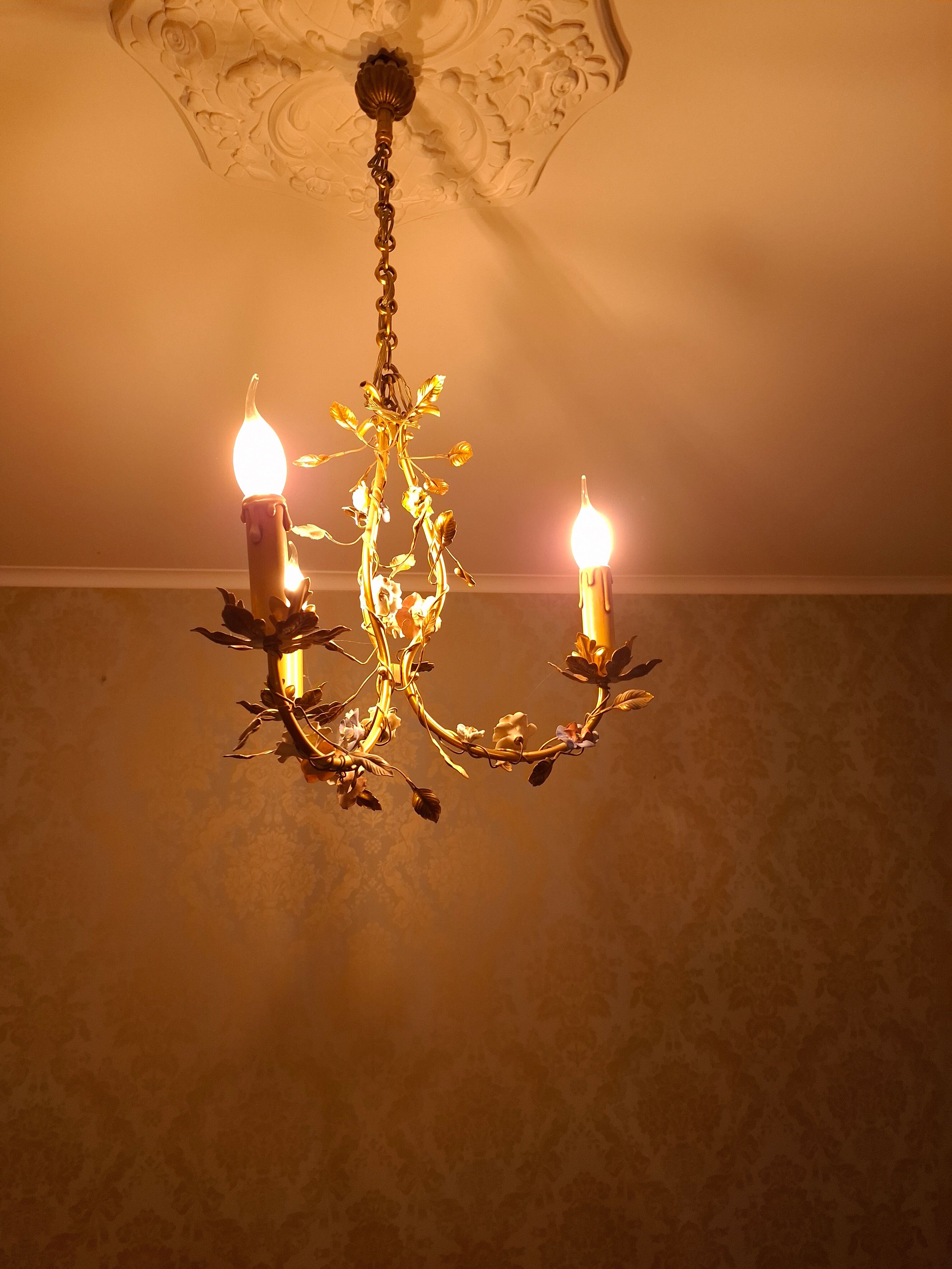 Lustre flower decoration