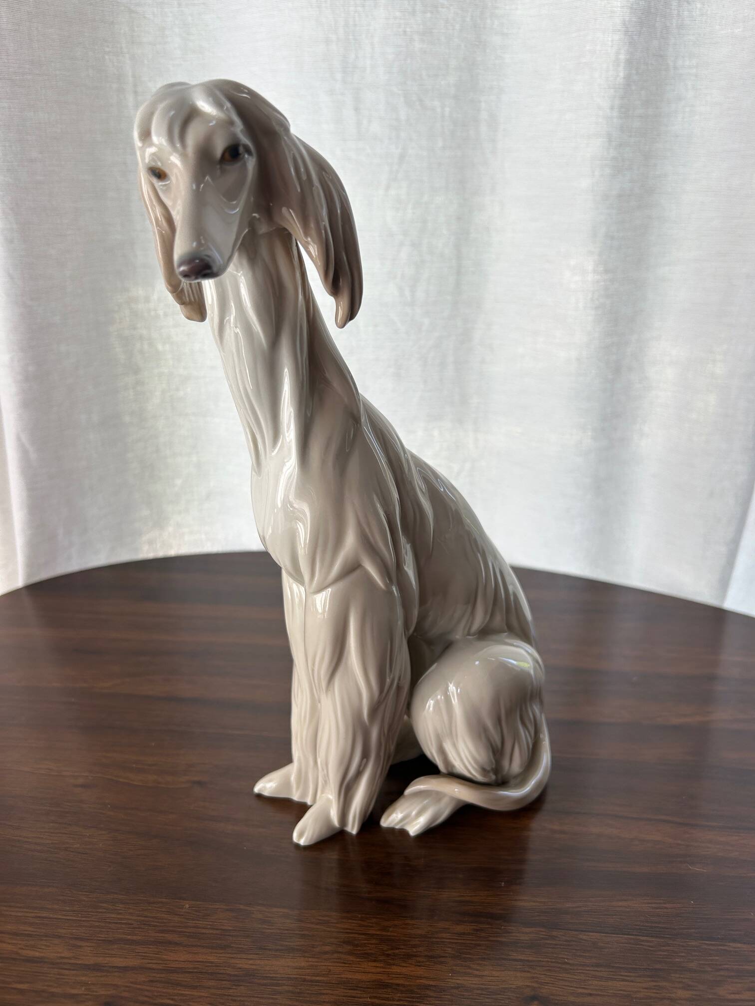 Ceramic greyhound by Juan Huerta