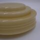 Yellow glass lampshade