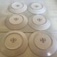Six small dessert plates Noritake Japan