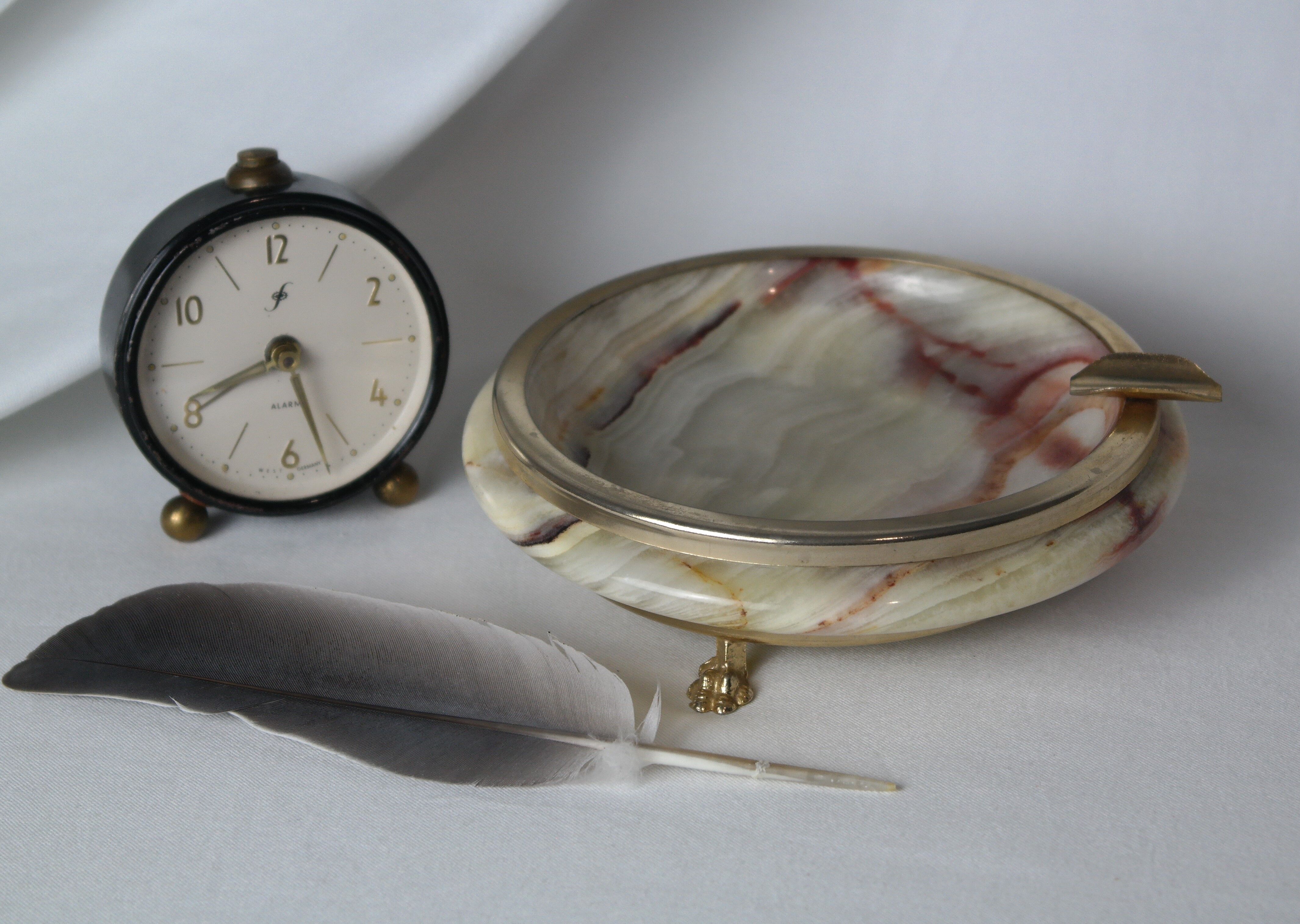 Vintage onyx ashtray