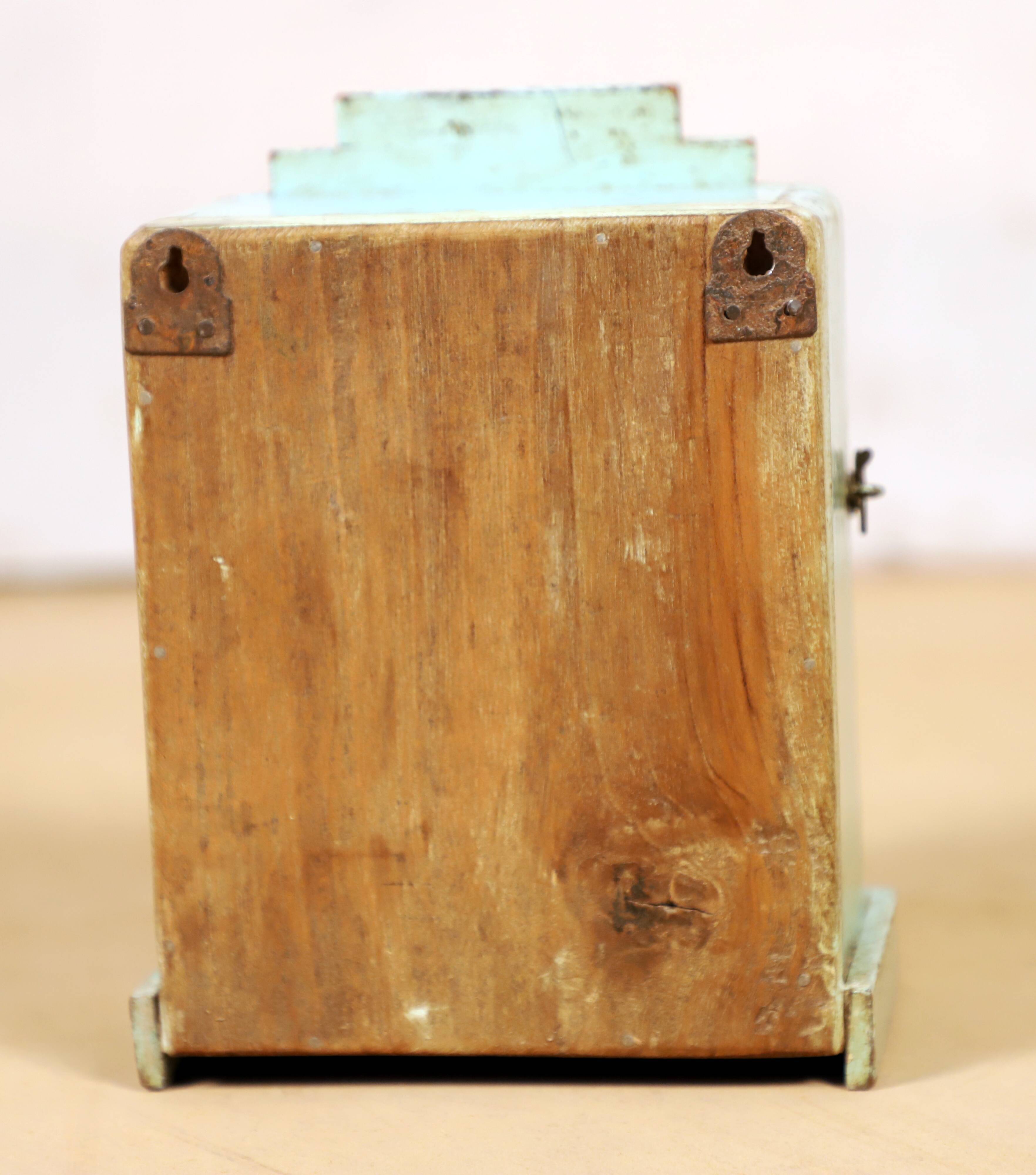 Burmese teak clock box