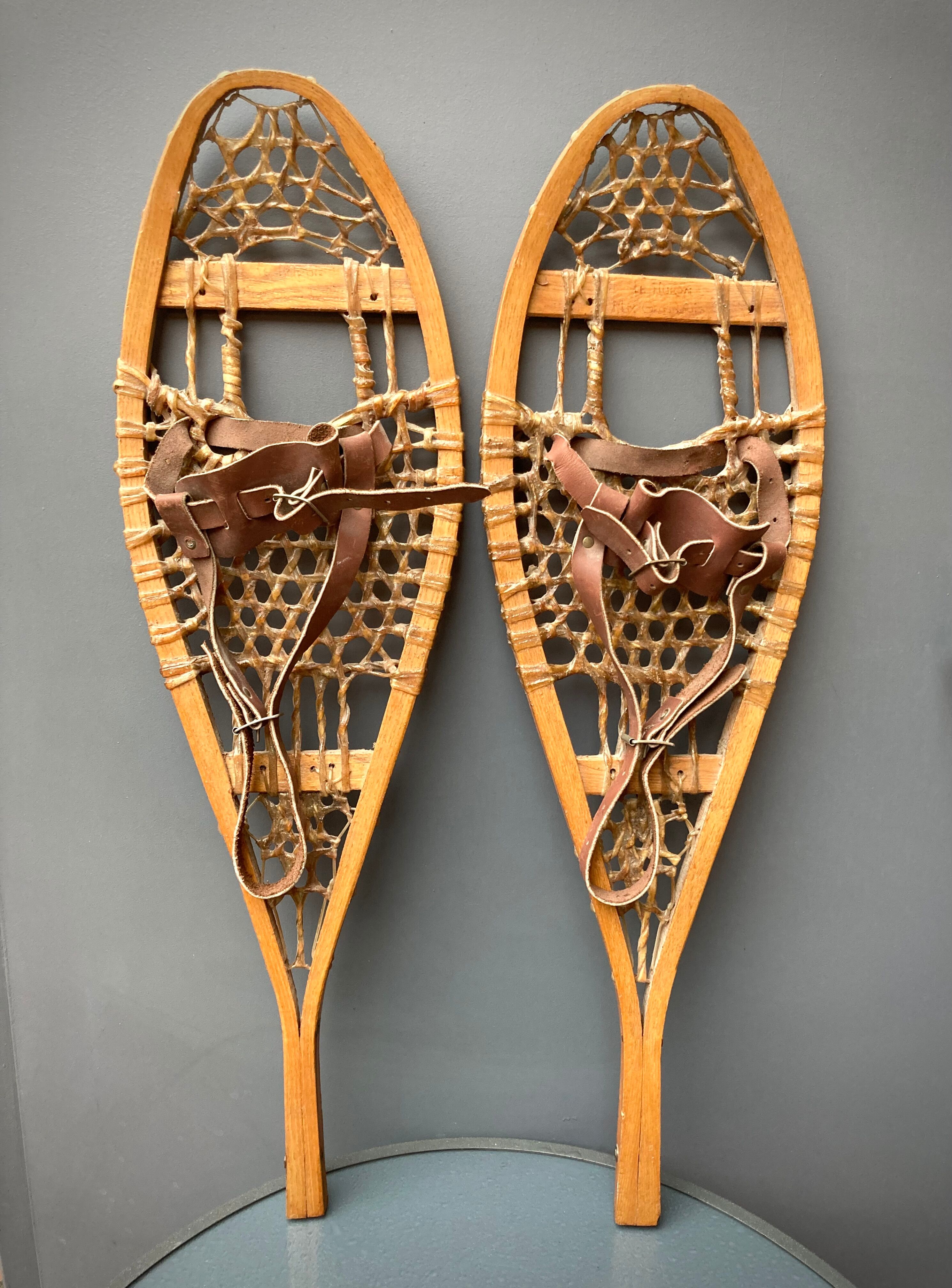 old Canadian snowshoes