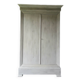 Antique patinated wardrobe