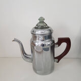Cafetière ancienne chrome et bakélite