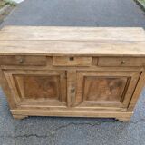 Louis Philippe sideboard renovated in solid oak, 18th century