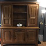 Two-part wooden buffet