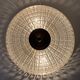 Ceiling lamp old gold crystal Lucien Gau