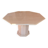 Table de salle à manger en travertin 1970/1980.