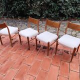 Fristho franeker set of 4 vintage scandinavian chairs from the 1960s
