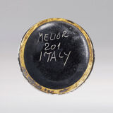 1960s Stunning Lava Vase by Melior, Made in Italy