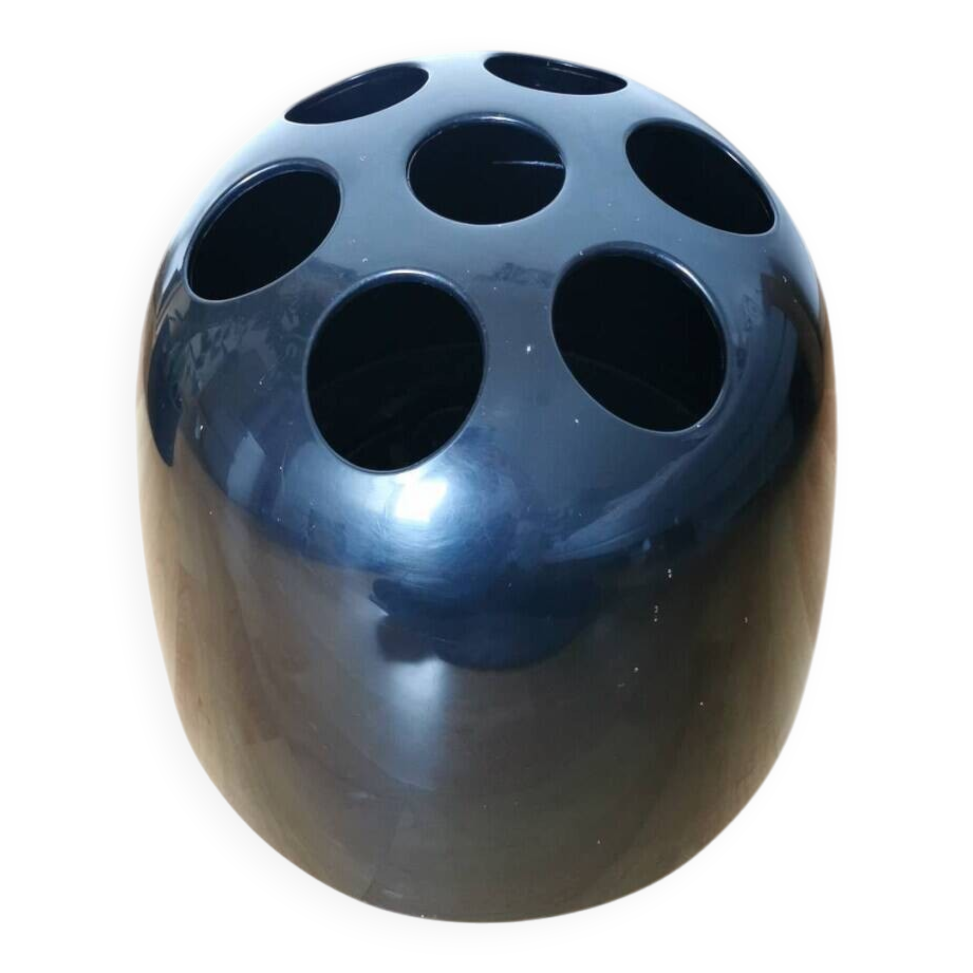 Black Dedalo Umbrella Stand by Artemide, Italian 1960s Design