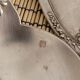 Set of 8 large silver-plated spoons in Boulenger antique style.