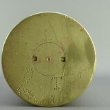 Pair of shell casings forming repulsed copper vases